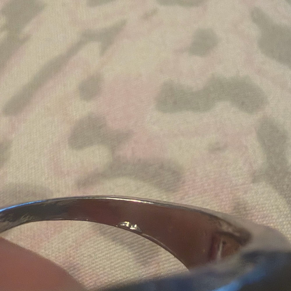 NWOT Men’s Silver Square Signet Ring. Approx 10 1/2 - Picture 8 of 8